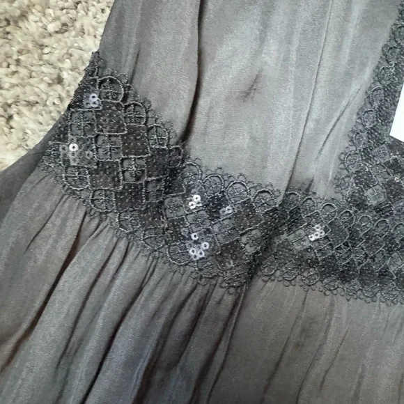 LC Lauren Conrad Black Lace Detail Camisole - Picture 4 of 4